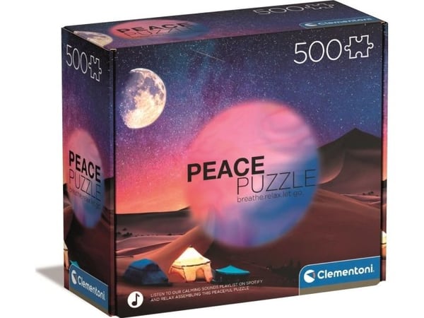 Clementoni Puzzle Starry Night Dream 500 palaa Peace, 14 År