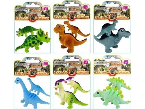 Figur Trifox flockede dinosaurer mamma og barn 8434 27433