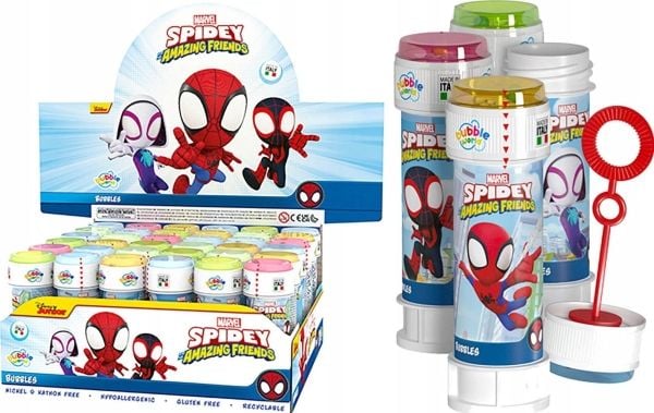 Artyk såpebobler 60 ml Spidey 36/disp 008327 Artyk såpebobler 60 ml Spidey 36/disp 008327