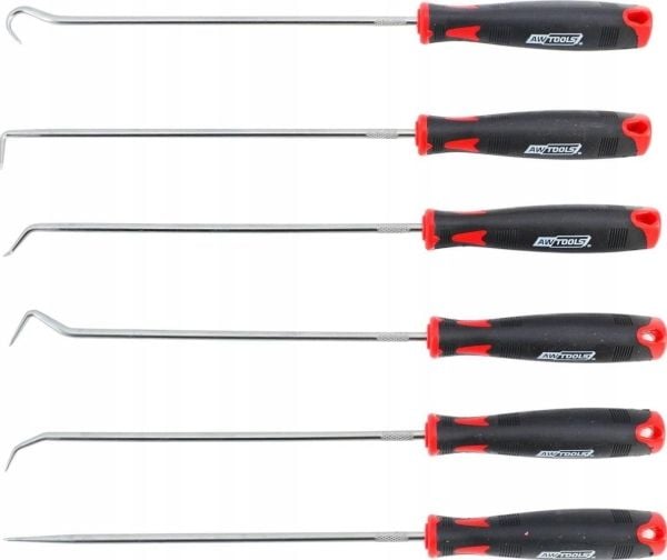 AWTools lange kroker med håndtak 6 stk.