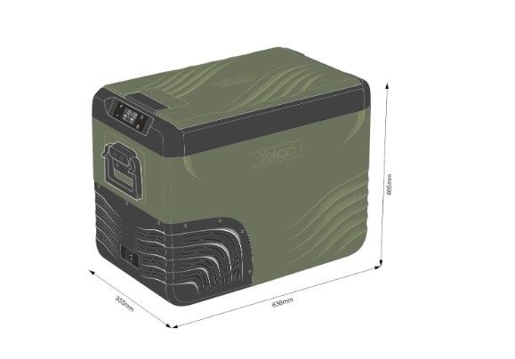 Yolco KX40 GREEN bærbar kompressorkjøleskap