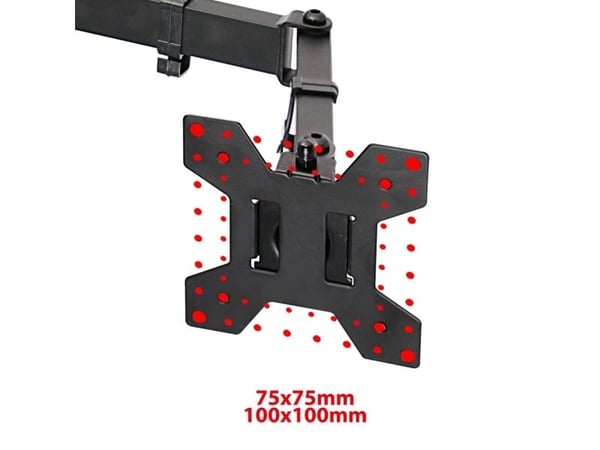 Esperanza skrivebordsholder for 2 skjermer 10" - 27" Sylen (ESP-ERW018)