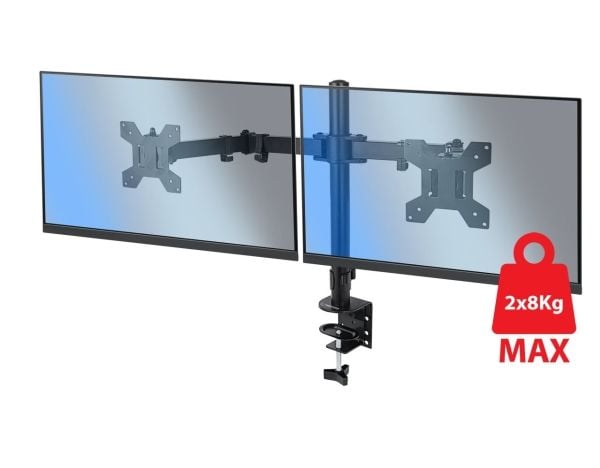 Esperanza skrivebordsholder for 2 skjermer 10" - 27" Sylen (ESP-ERW018)
