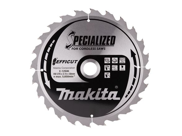 Makita SIRKELSAG 270 x 30 x 24-TANN TREEFFEKT