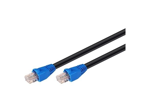 Goobay CAT6 - UTP - 50M - AWG 24 - RJ-45 - Udendørs - Sort
