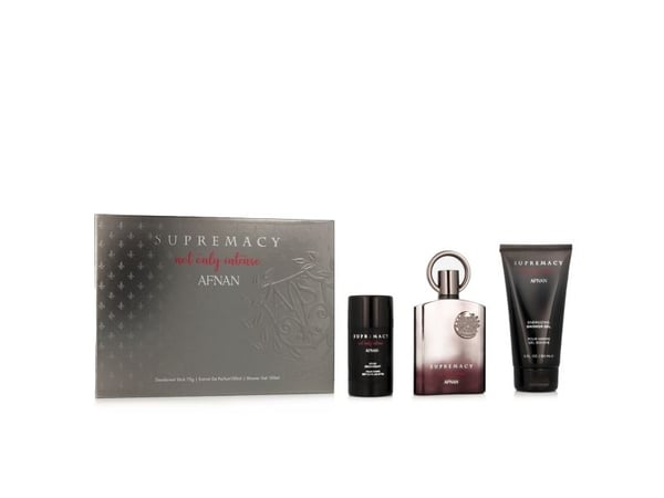 Bundle Afnan Supremacy Not Only Intense EDP 100ml + SG 100ml + Deodorant sztyft 75ml
