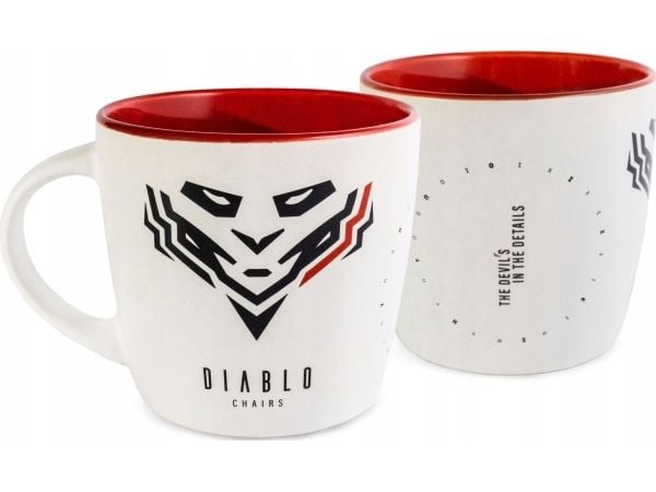Diablo kopp - Diablo Chairs - hvit-rød