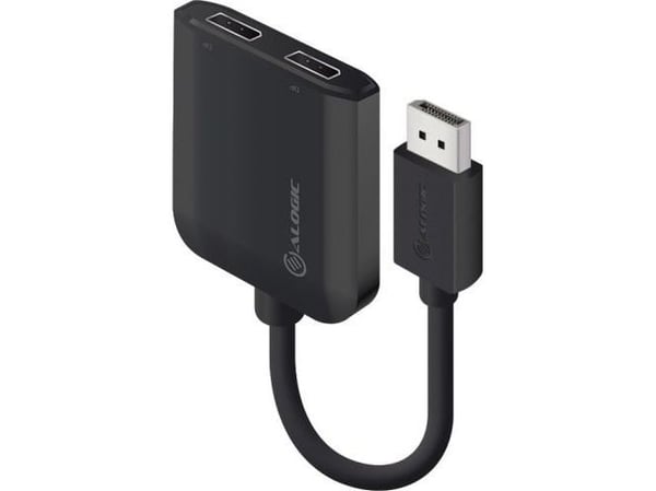 ALOGIC DP2DP-ADP, DisplayPort, 2 x DisplayPort, Uros, Naaras, Suora, Suora