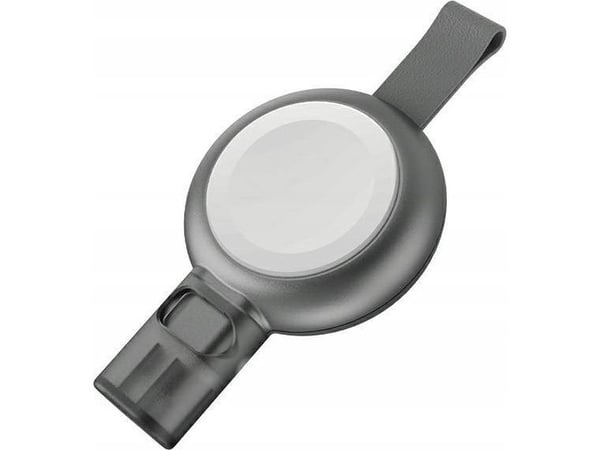 Energea WatchPod 3 kompakt induktiv lader til Apple Watch 5W USB-C Fast Charging grå/gunmetal