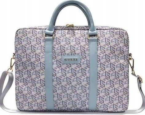 Guess GCube Stripes-väska för laptop 16"/15" (blå)