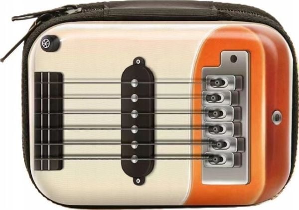 LoveInstant fotodeksel etui til Fuji Instax Mini 12/11/40/9/8/7 Evo Link Liplay / Polaroid / Kodak / Xiaomi Zink, retro gitar