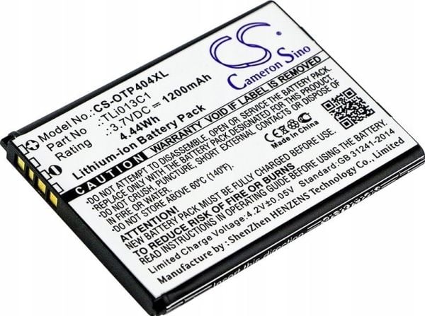 Cameron Sino-batteri Oppladbart batteritype Tli013c1 For Alcatel One Touch Go Flip V Ot-4043s Ot-4044t Ot-4044n 4052r 4052c / Cs-otp404xl