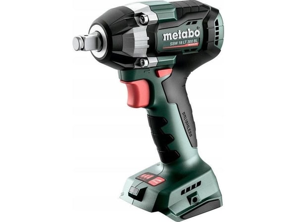 Metabo SSW 18 LT 300 BL - Støtskiftenøkkel - trådløs - 1/2" firkantdrev 12.7 mm - 300 N·m - uten batteri - 18 V - SOLO