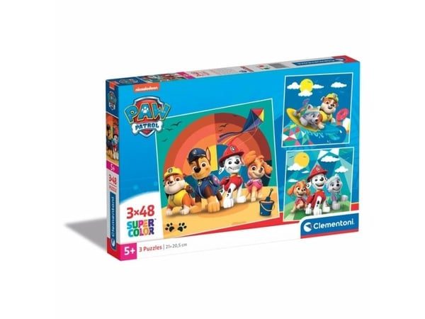 Clementoni Supercolor Paw Patrol, 48 stykker, Tegneserier, 5 år
