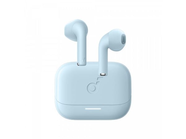 Soundcore K20i - True wireless-hodetelefoner med mikrofon - i øret - Bluetooth - blå