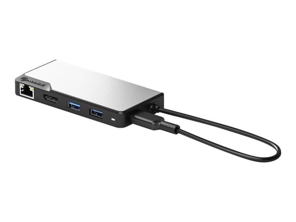 ALOGIC UCFUPRGEV2-SGR, USB 3.2 Gen 1 (3.1 Gen 1) Type-C, 100 W, 100,1000 Mbit/s, Musta, Harmaa, 60 Hz, HDMI, RJ-45, USB 3.2 Gen 1 (3.1 Gen 1) Type-...
