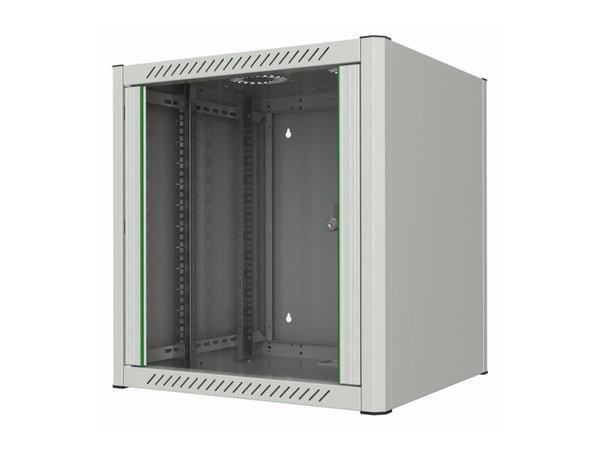 Lanview by Logon - Rack skap - 60 x 56 - veggmonterbar - hvit, RAL 7035 - 12U - 19"