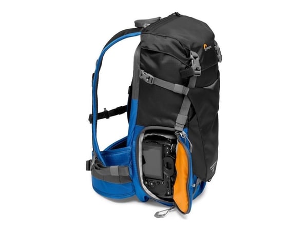 Lowepro Photo Sport BP 15L AW III (BU) - Ryggsekk small/medium for digitalfotokamera med linser - robust - utendørs - 100 x 300D nylon, polyester -...
