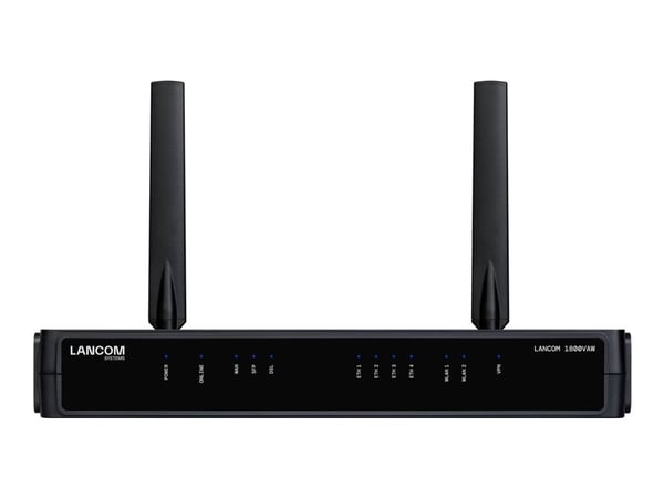 LANCOM 1800VAW - Trådløs ruter - DSL-modem - Wi-Fi 6 - Dobbeltbånd - VoIP-gateway
