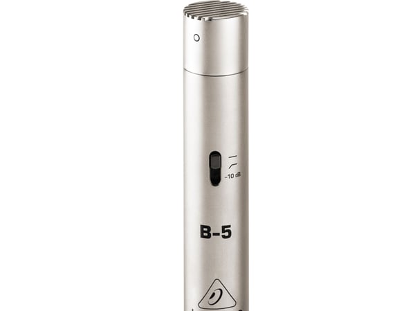 Behringer B-5, Studiomikrofon, 20 - 20000 Hz, Cardioid - pressure gradient/Omnidirectional - pressure operated., Koblet med ledninger (ikke trådløs... Behringer B-5, Studiomikrofon, 20 - 20000 Hz, Cardioid - pressure gradient/Omnidirectional - pressure operated., Koblet med ledninger (ikke trådløs...