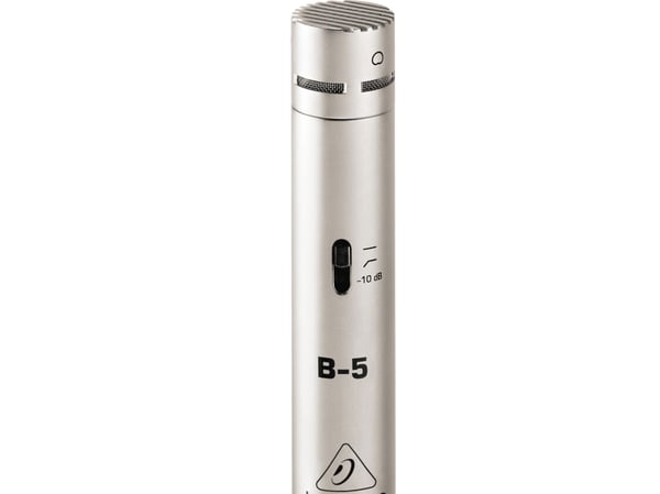 Behringer B-5, Studiomikrofon, 20 - 20000 Hz, Cardioid - pressure gradient/Omnidirectional - pressure operated., Koblet med ledninger (ikke trådløs...