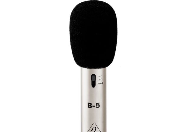 Behringer B-5, Studiomikrofon, 20 - 20000 Hz, Cardioid - pressure gradient/Omnidirectional - pressure operated., Koblet med ledninger (ikke trådløs...