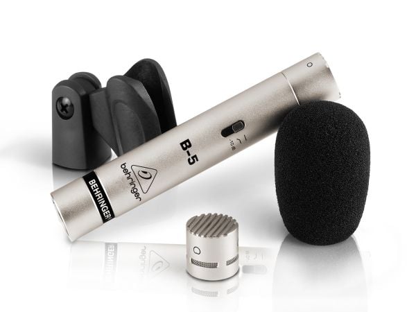 Behringer B-5, Studiomikrofon, 20 - 20000 Hz, Cardioid - pressure gradient/Omnidirectional - pressure operated., Koblet med ledninger (ikke trådløs...