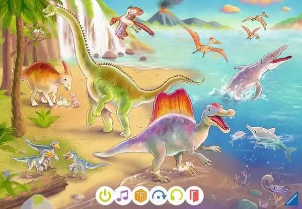 Ravensburger tiptoi-pussel för små upptäckare: dinosaurier
