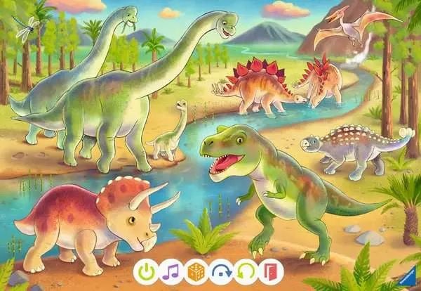 Ravensburger tiptoi-pussel för små upptäckare: dinosaurier