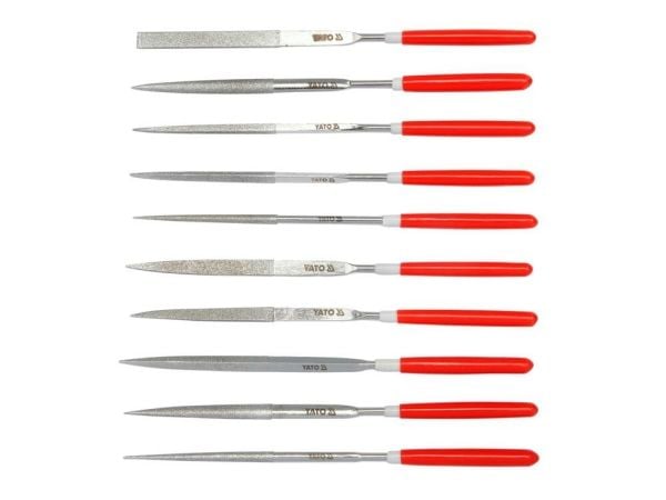 Diamantnålefiler 3 x 140 x 50 mm [YT-6144]