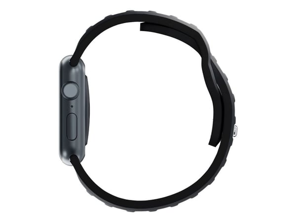 3MK 5903108565578, Urrem, Apple, Watch serie 1/2/3/4/5/6/7/8/9/SE/Ultra, Silikone, Rustfritt stål, Sort, 38/40/41 mm