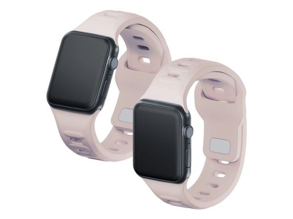 3MK 5903108565622, Klokkereim, Apple, Watch serie 1/2/3/4/5/6/7/8/9/SE/Ultra, Silikon, Rustfritt stål, 38/40/41 mm, Boks