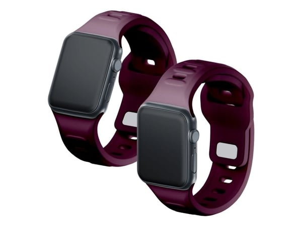 3MK 5903108565639, Klokkereim, Apple, Watch series 1/2/3/4/5/6/7/8/9/SE/Ultra, Silikon, Rustfritt stål, 38/40/41 mm, Boks