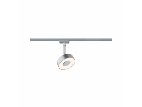 Paulmann Circle, Spotlight på skinne, 1 ampuller, LED, 5 W, 4000 K, Kromfarget