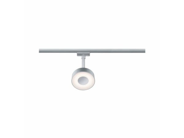 Paulmann Circle, Spotlight på skinne, 1 ampuller, LED, 5 W, 4000 K, Kromfarget