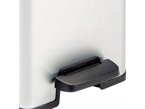 Curver Slim Bin 40L, 40 L, Neliö, Muovi, Musta, Hopea, Poljin, 250 mm