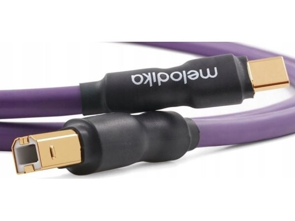 USB-kabel Melodika USB-C til USB-B 5 m lilla (MELO-MDUCB50)
