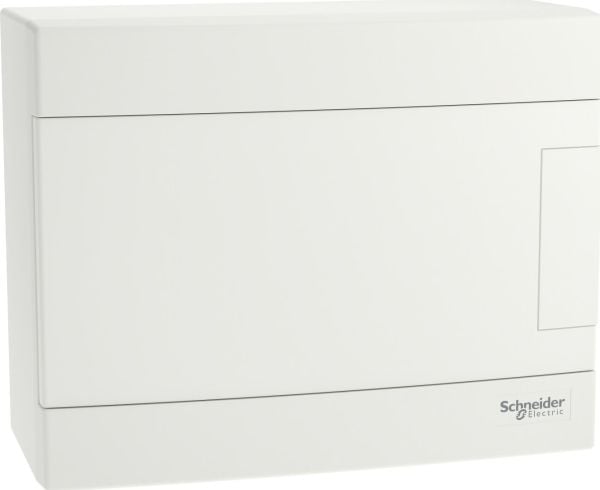 SCHNEIDERE väggmonterad elcentral Schneider 1x8 IP40 IK07 Easy9 EU EZ9EU-1-8-NT-P EZ9EUD108 vit dörr vit