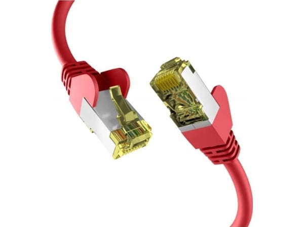 EFB Elektronik EC020200053, 5 m, Cat6a, S/FTP (S-STP), RJ-45, RJ-45, Rød