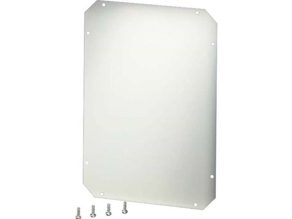 Hensel 68000049 monteringsplate i plast 4 mm sterk FP MP 20, 1 stk