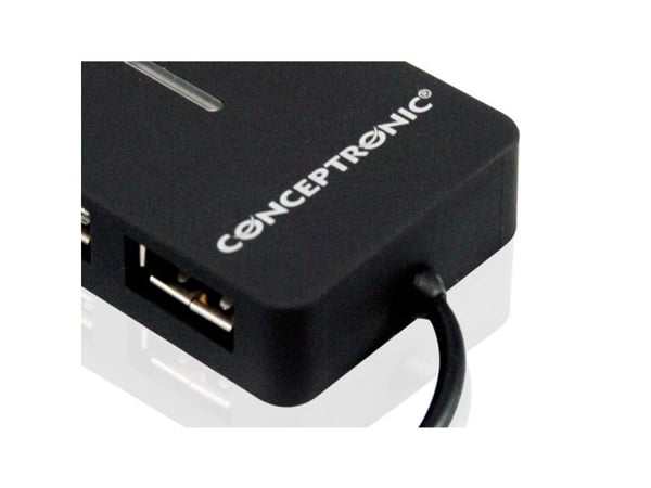 Conceptronic C4PUSB2 - Hubb - 4 x USB 2.0 - skrivbordsmodell