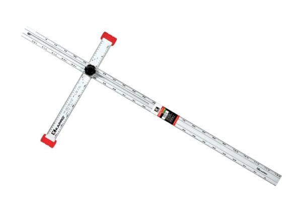 Justerbar T-formet linjal 120 cm / 35 cm, KAPRO