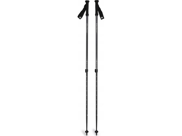Black Diamond vandringstavar Explorer 2, träningsutrustning (Black, 1 par, 100 till 140 cm)