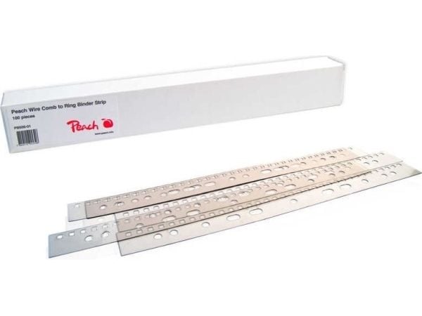 Peach 510166, Bindende kam, Transparent, 100 stk