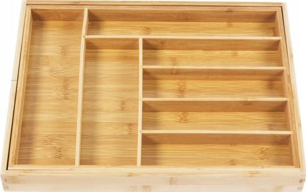 GreenBlue uttrekkbar bambus bestikkorganisator 325-500x430x45 mm (GB379) GreenBlue uttrekkbar bambus bestikkorganisator 325-500x430x45 mm (GB379)