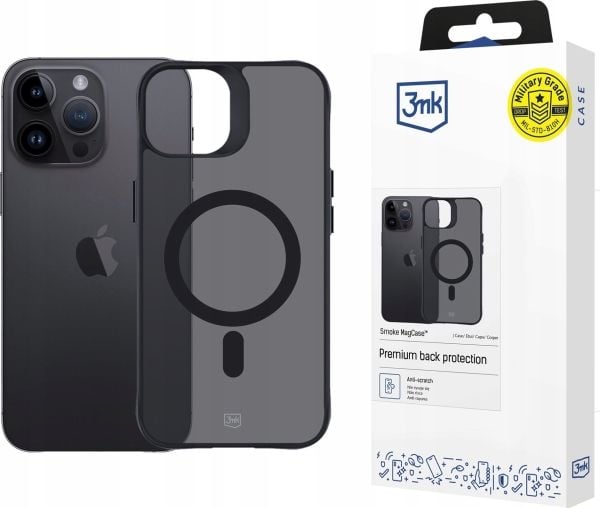 3MK 3mk beskyttelsesdeksel Smoke MagCase til iPhone 14 Pro