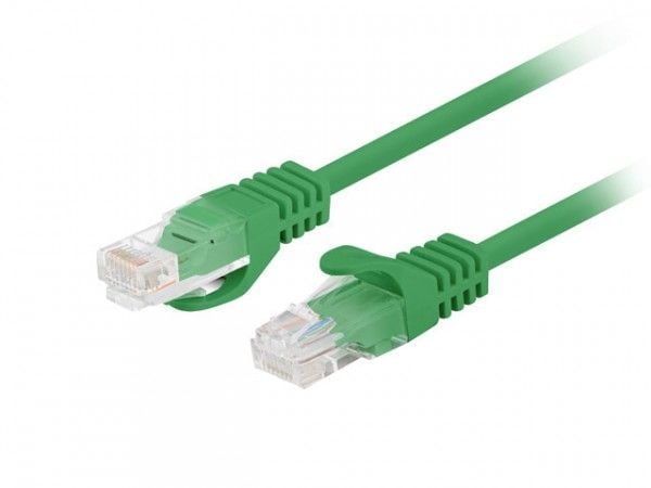 PATCHCORD CAT.6 UTP 3M VIHREÄ FLUKE LÄPÄISSYT LANBERG 10-PAKKAUS