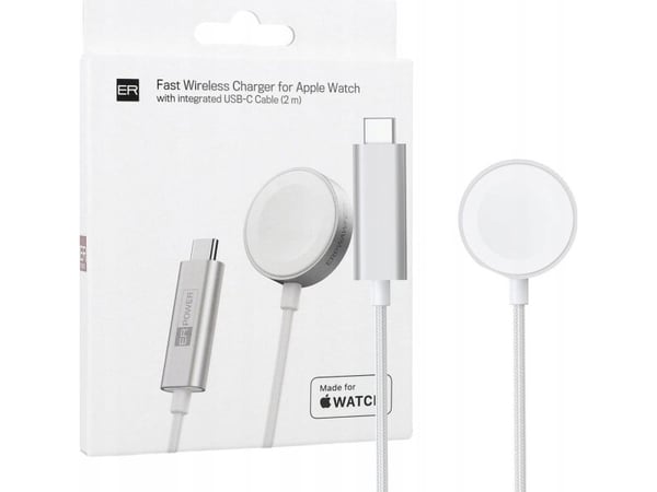 ER Charger MFW ER POWER -laturi Apple Watchille 2m valkoinen - Turvatakuu. Helppo osamaksu. Ilmainen toimitus alkaen £170.