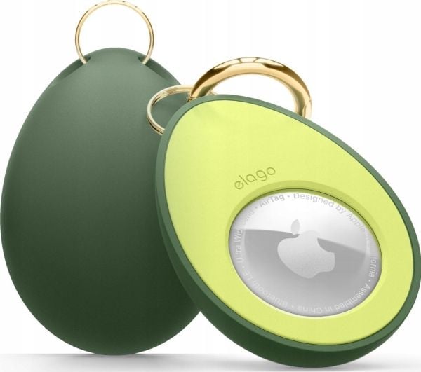 elago EAT-AVOCADO, Etui, Grønn, Lysegrønn, Apple, Silikon, AirTag, 1 stykker
