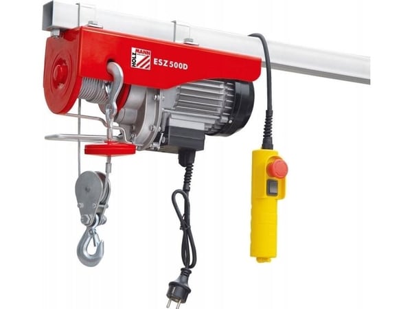 Holzmann ESZ500D_230V, Elektrisk vinsj, 12 m, 500 kg, 900 W, 230 V, 50 Hz
